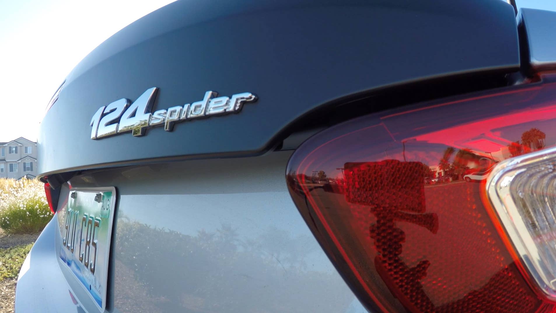 2019 Fiat 124 Spider Abarth from the rear