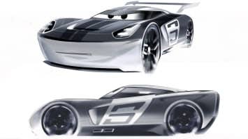 CARS 3 (Pictured) - Concept art of Jackson Storm by J Mays, Former Global Design and Retired Chief Creative Officer of Ford Â©2017 Disneyâ€¢Pixar. All Rights Reserved.