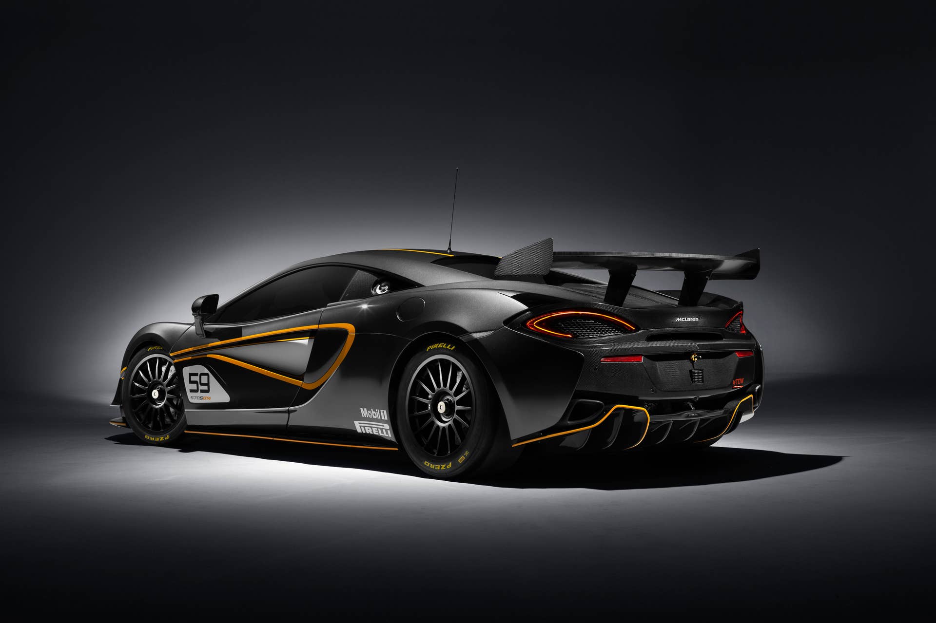 McLaren 570S GT4 rear 3/4
