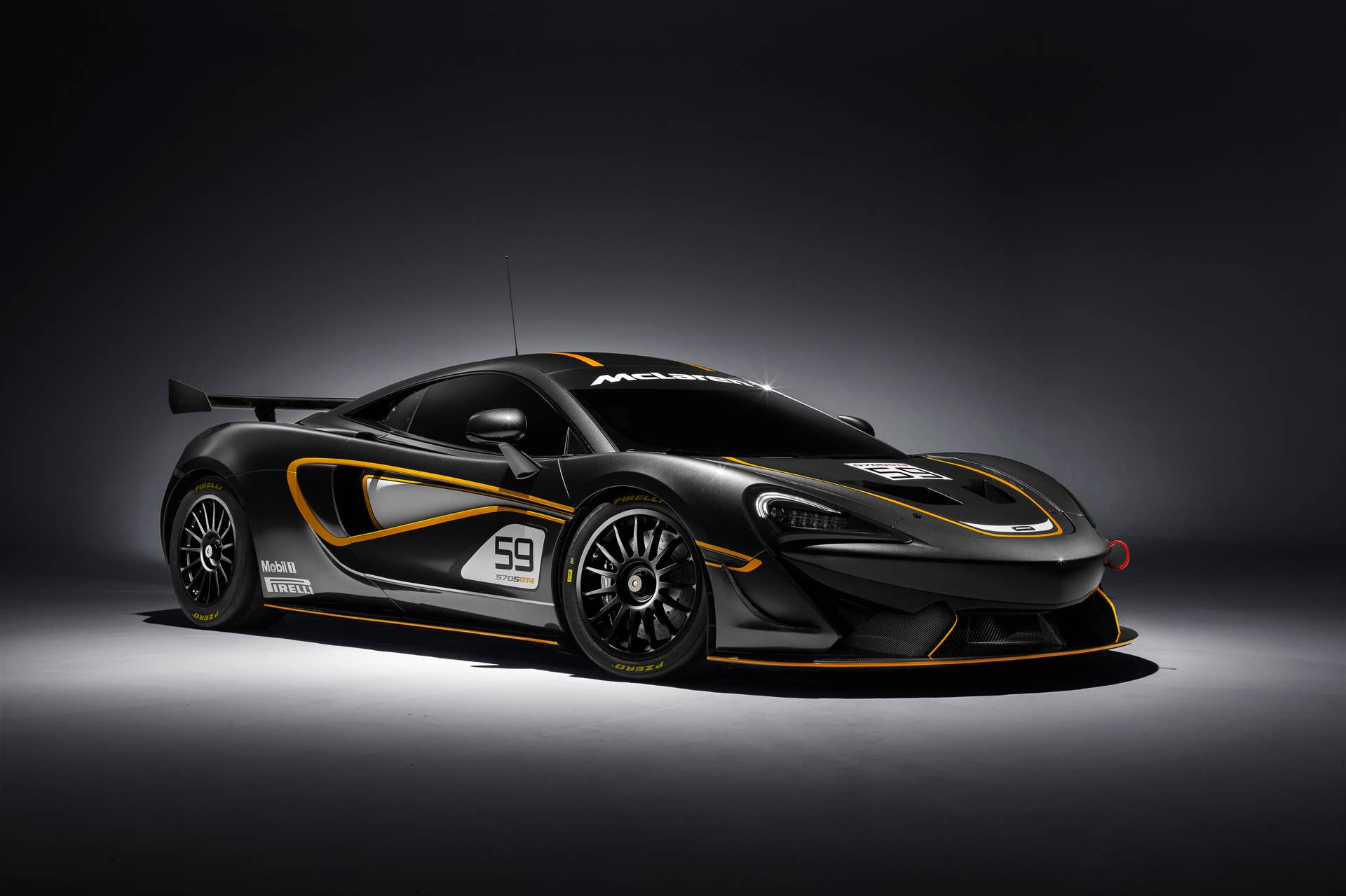 McLaren 570S GT4 front 3/4