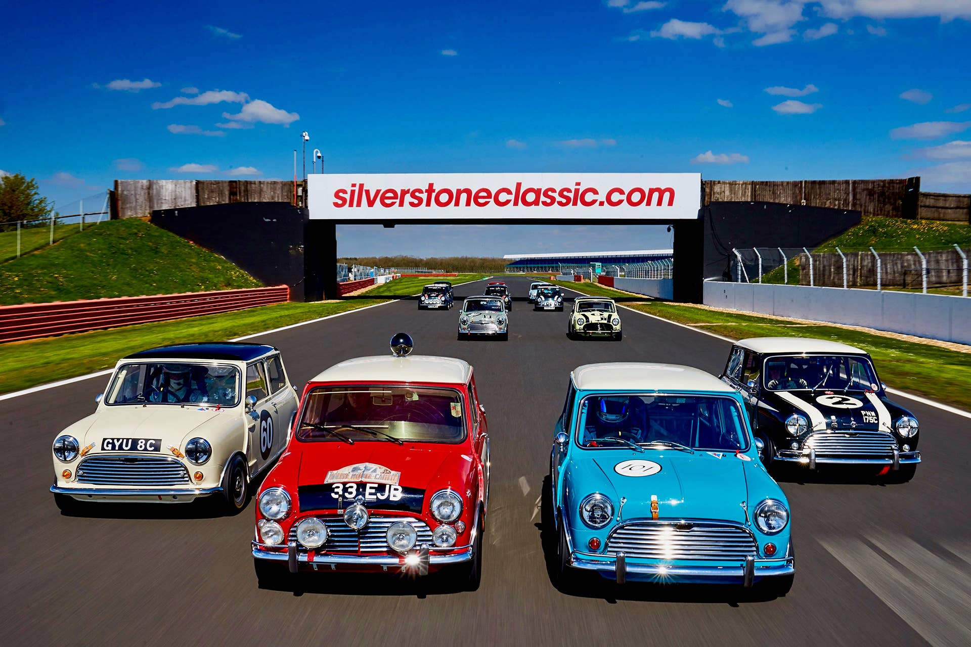 Mini 60th Anniversary at Silverstone Classic