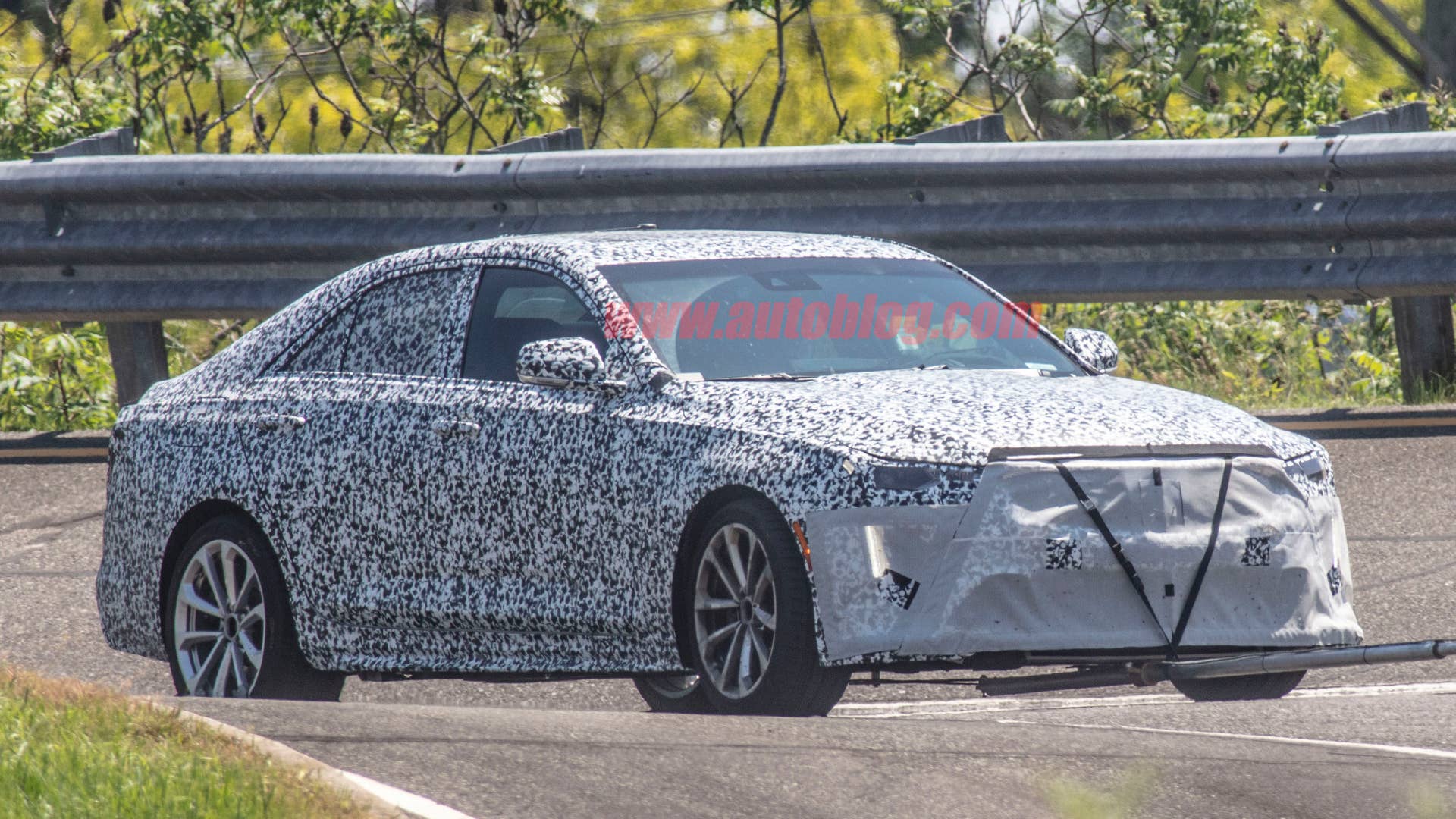 Hotter Cadillac CT4-V spied
