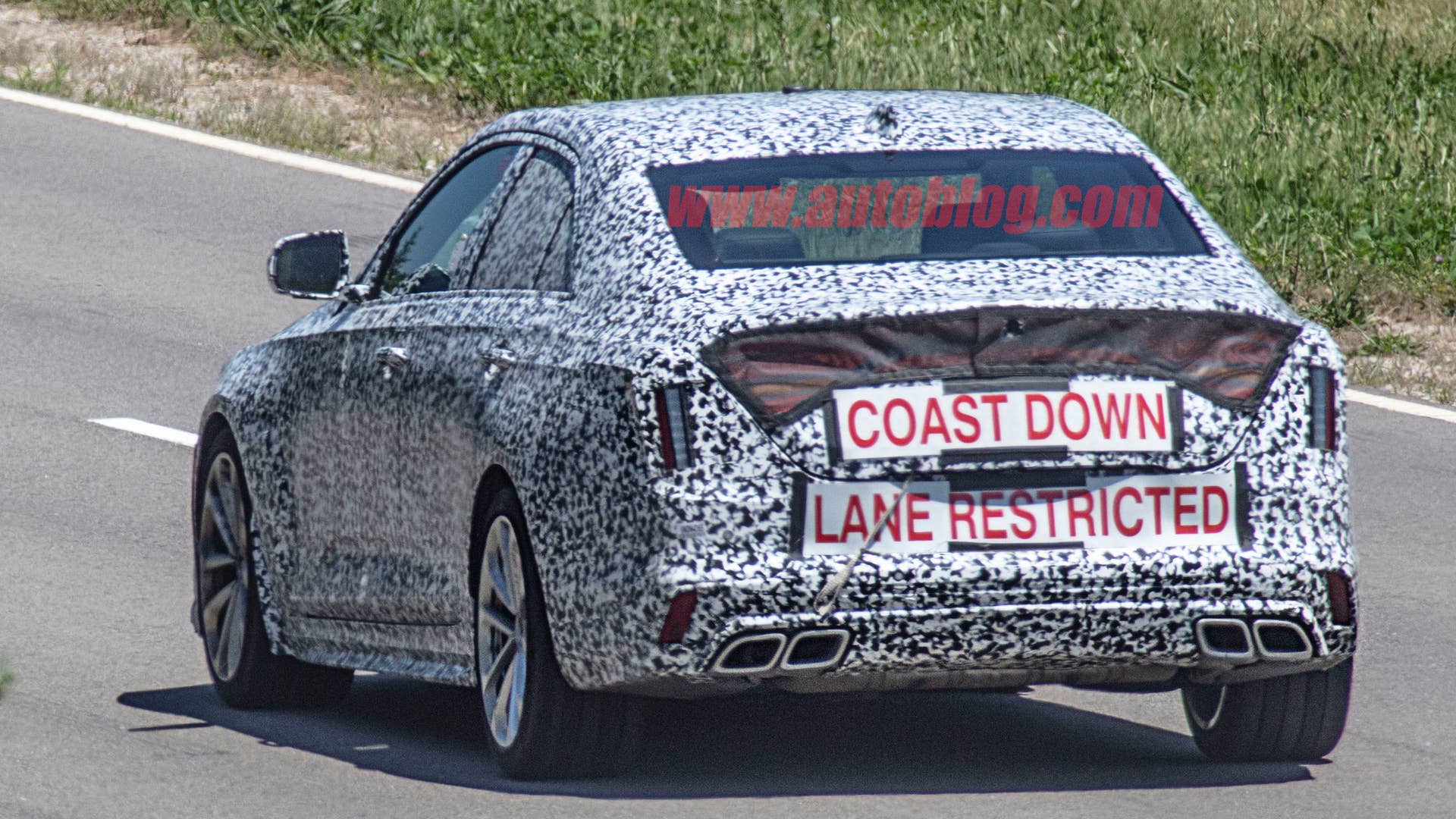 Hotter Cadillac CT4-V spied