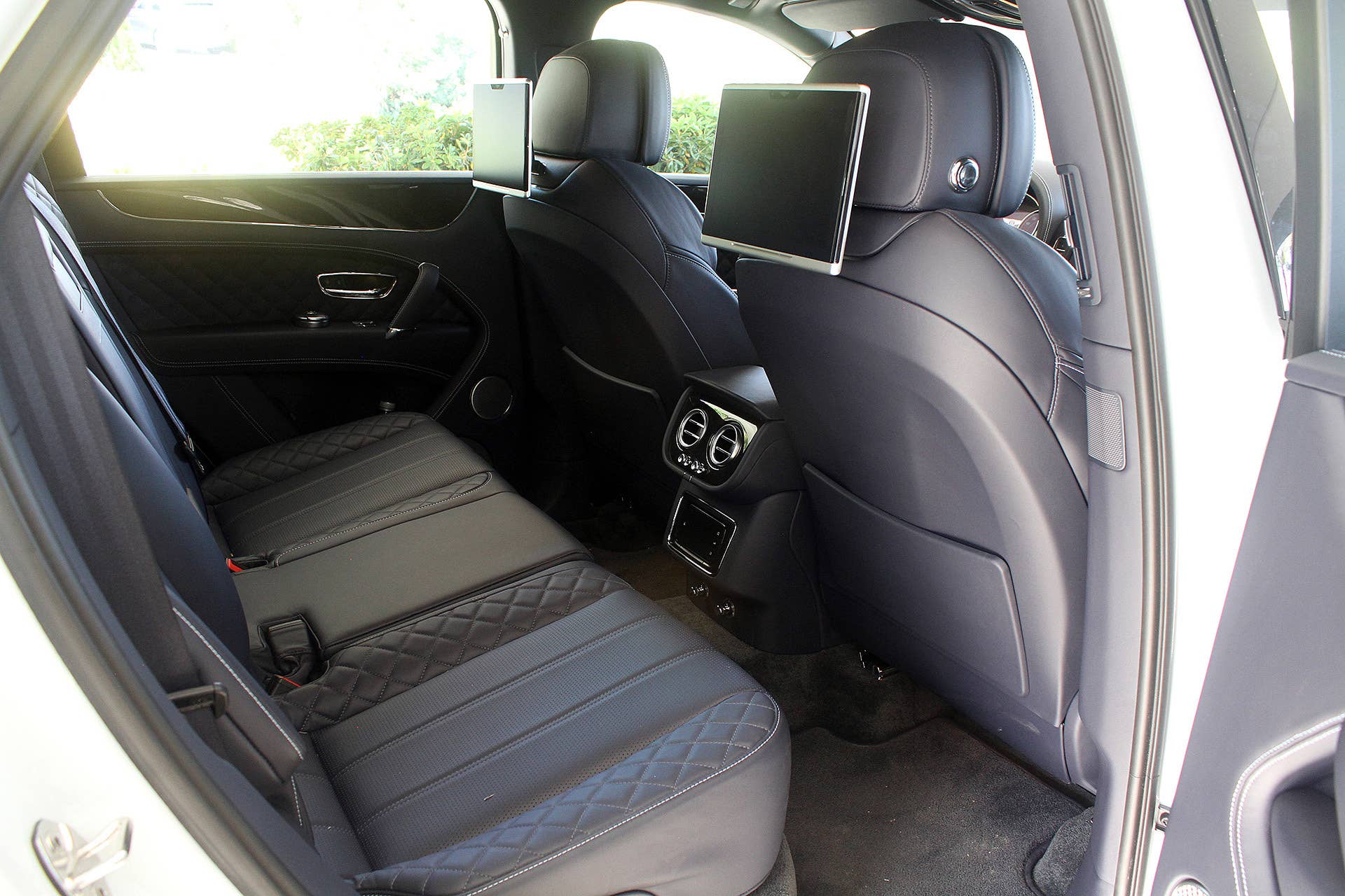 2016 Bentley Bentayga rear seats