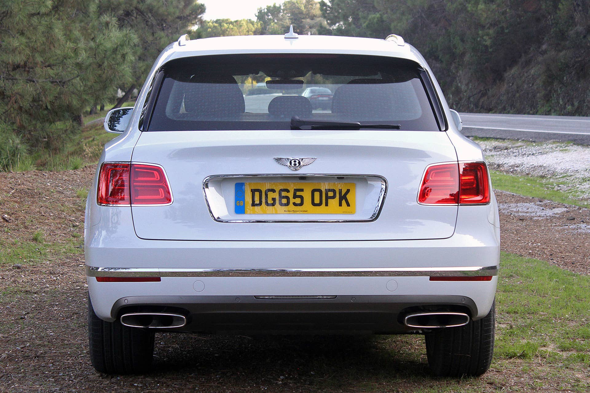 2016 Bentley Bentayga rear view