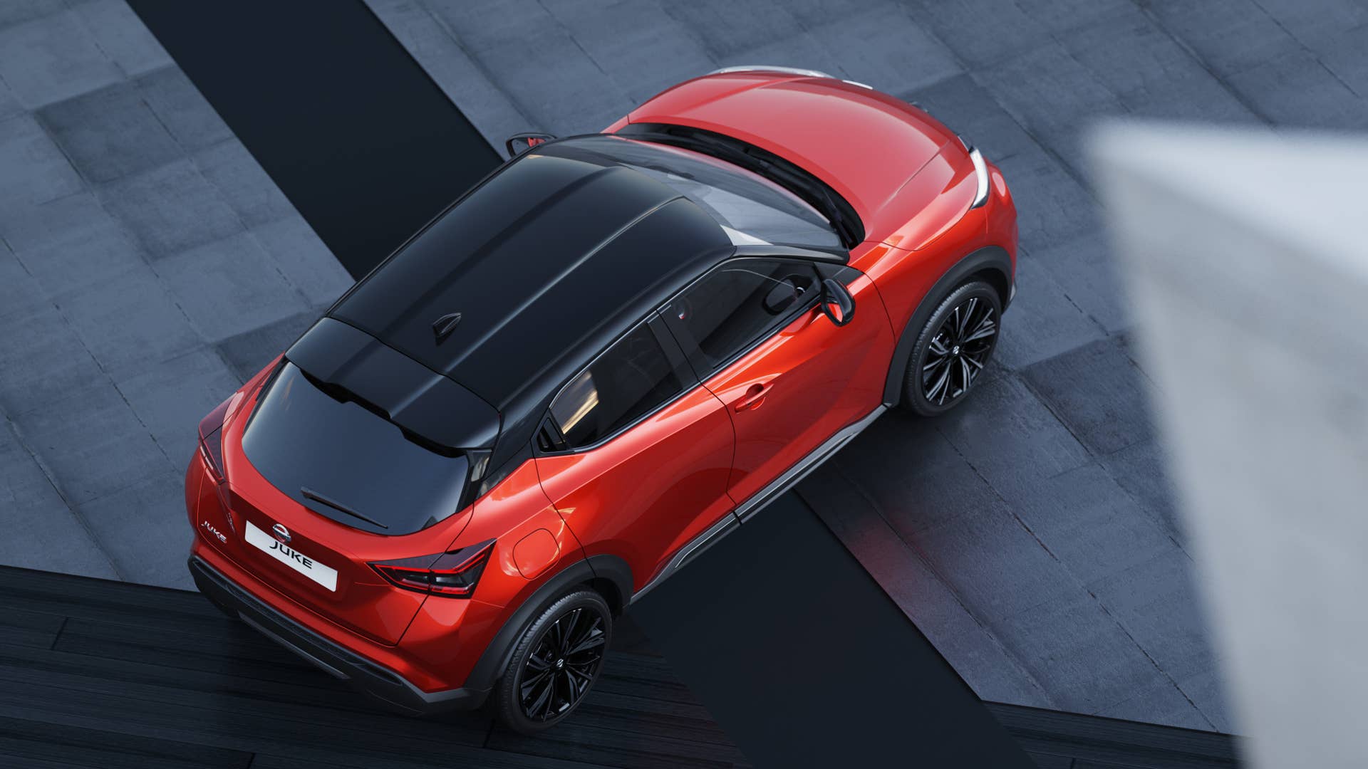 Nissan Juke in orange