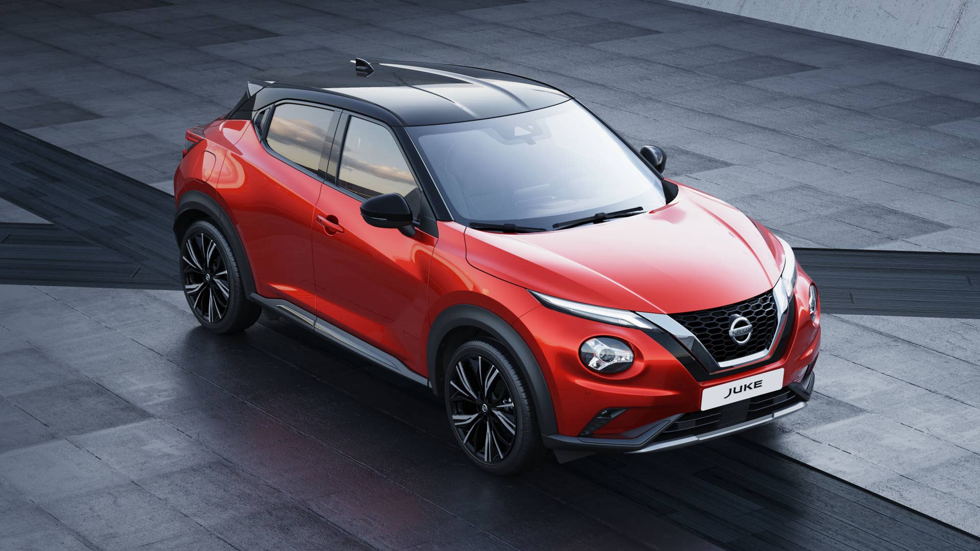 Nissan Juke in orange