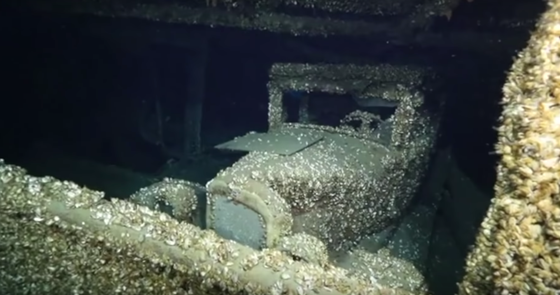 1927 Chevrolet aboard the Manasoo