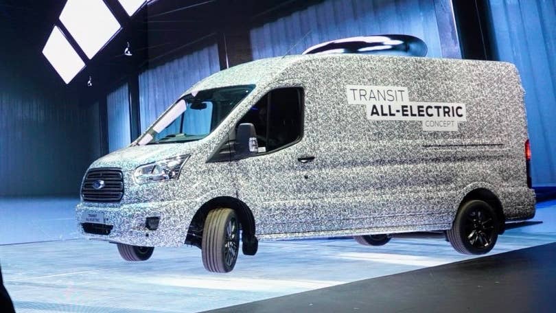 2021 Ford Transit EV prototype
