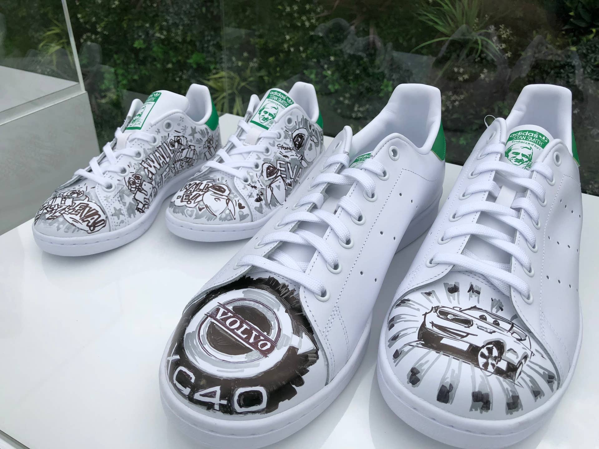 Volvo customizes Stan Smith Adidas shoes, you know, for kids - Autoblog