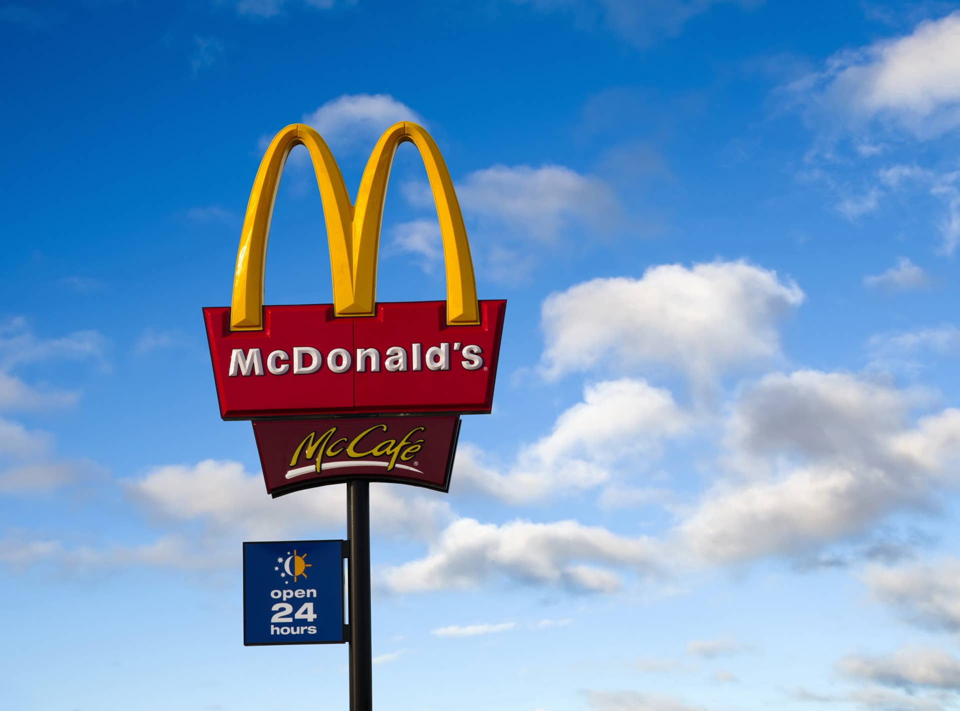 Klaipeda, Lithuania - NOVEMBER 14: McDonald's Restaurant on November 14, 2014 in Klaipeda, Lithuania. McDonald's is the main fast-food restaurant.