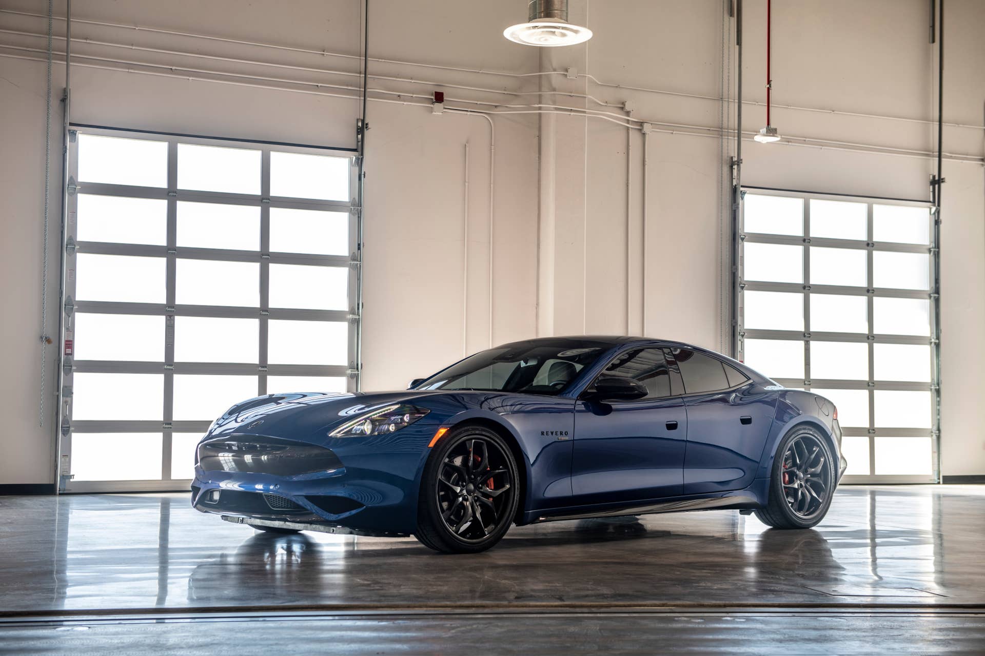 The Revero GTS uses the same 536-hp twin-motor output of the Revero GT but accelerates faster and adds interior upgrades.