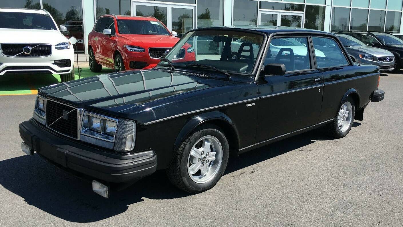 1981 Volvo 242 GLT Turbo at Volvo dealer