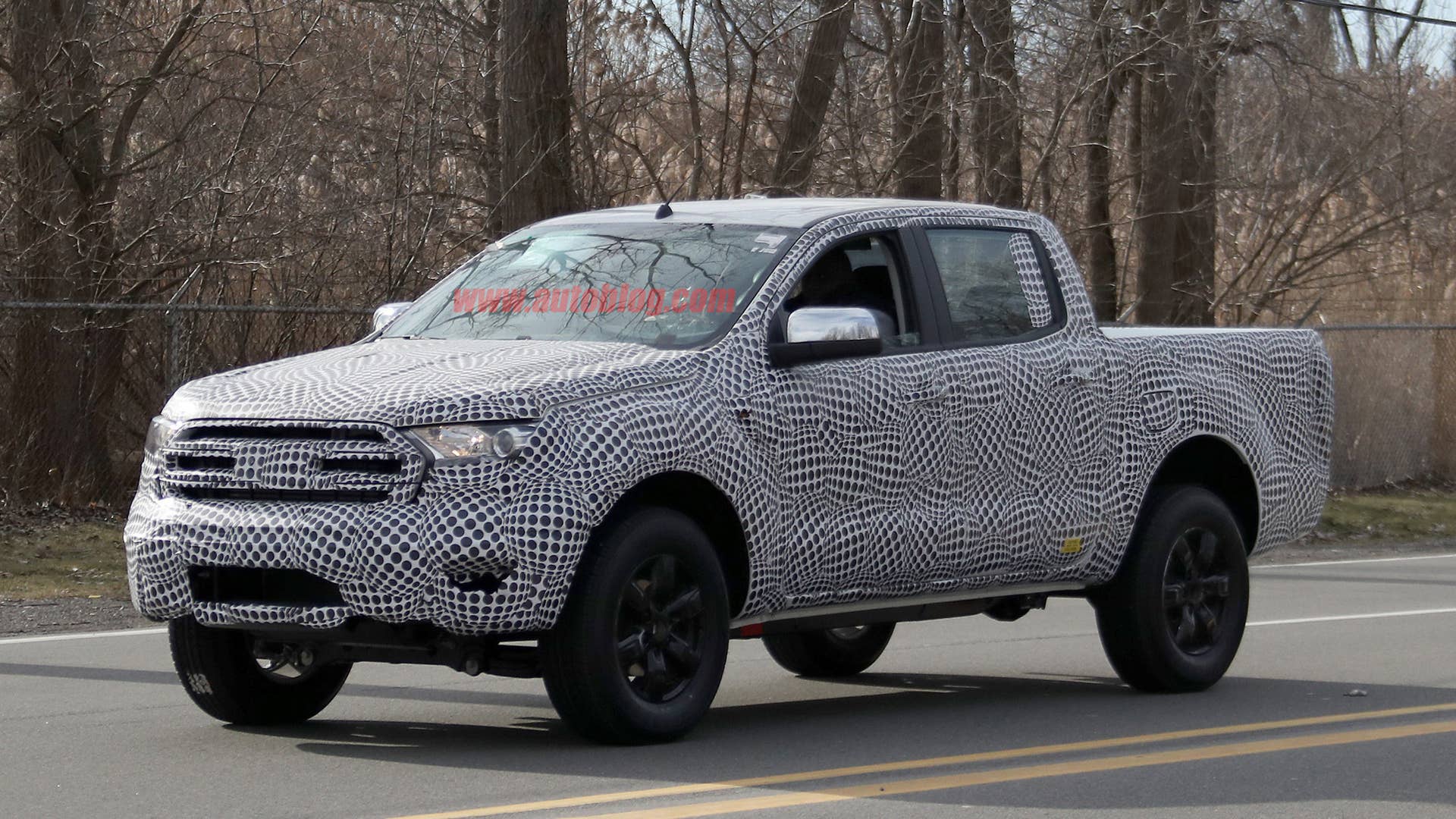 2019 Ford Ranger front profile