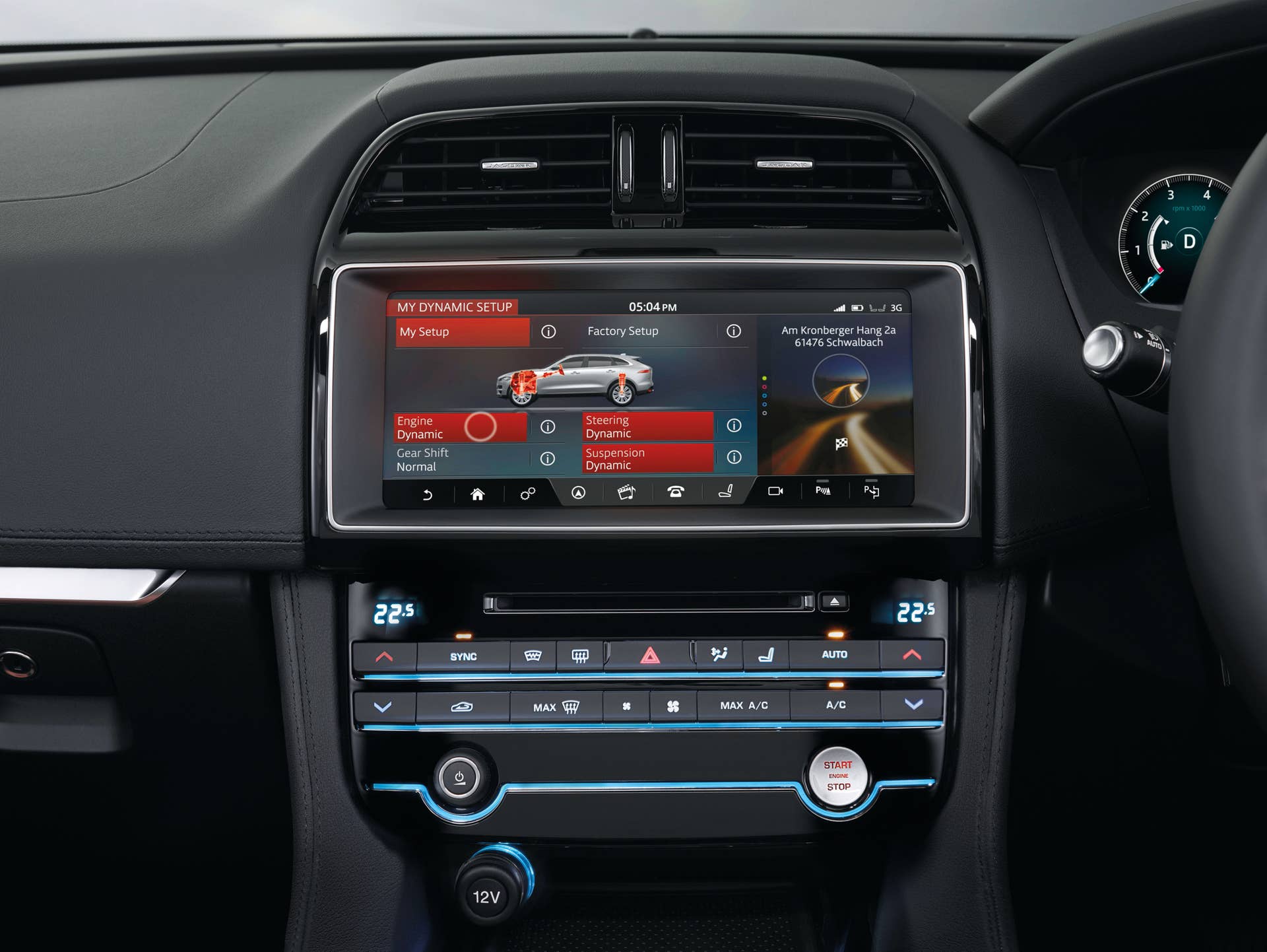 f-pace dynamic jaguar 2017 interior hvac
