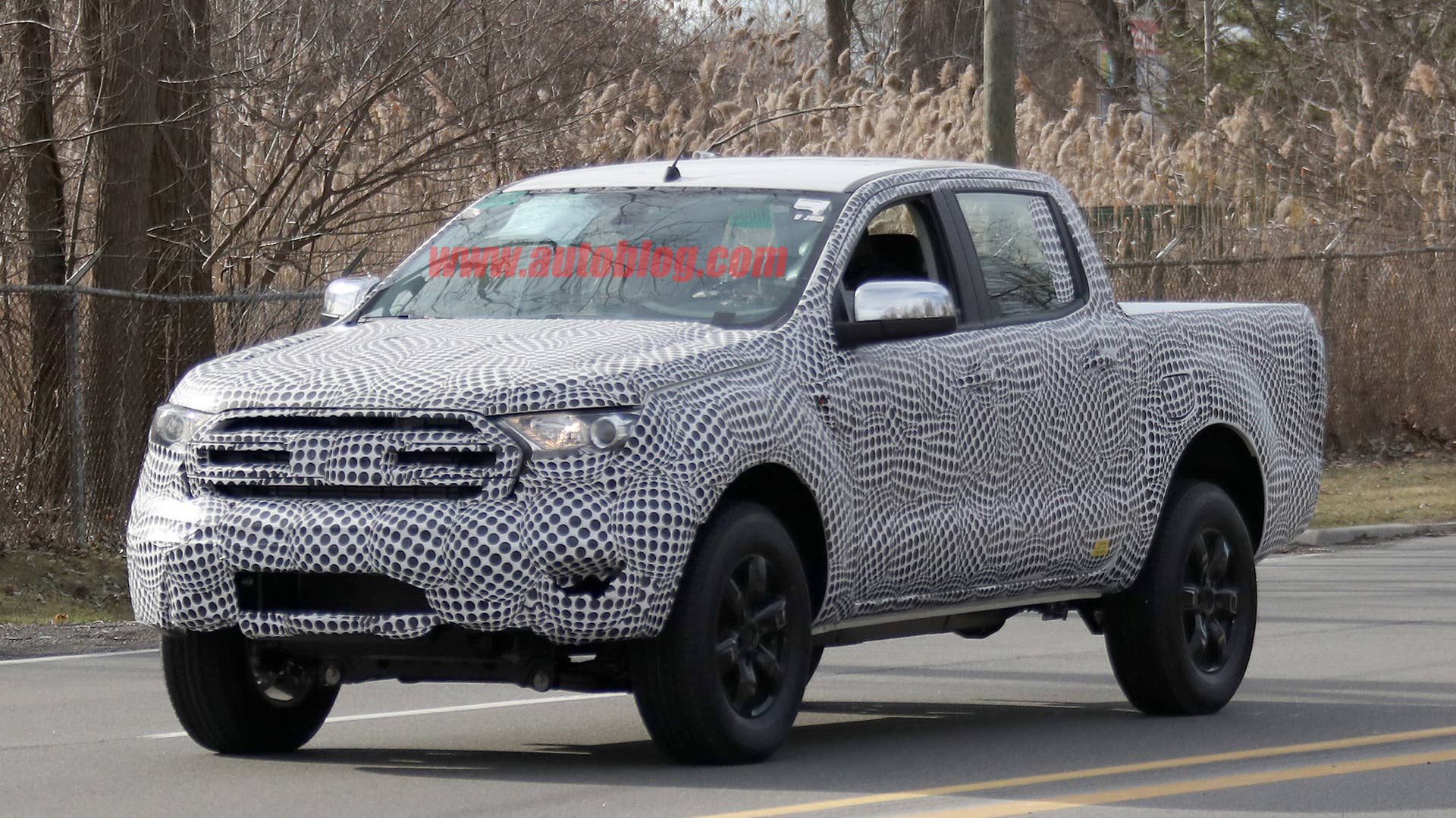 2019 Ford Ranger front camo