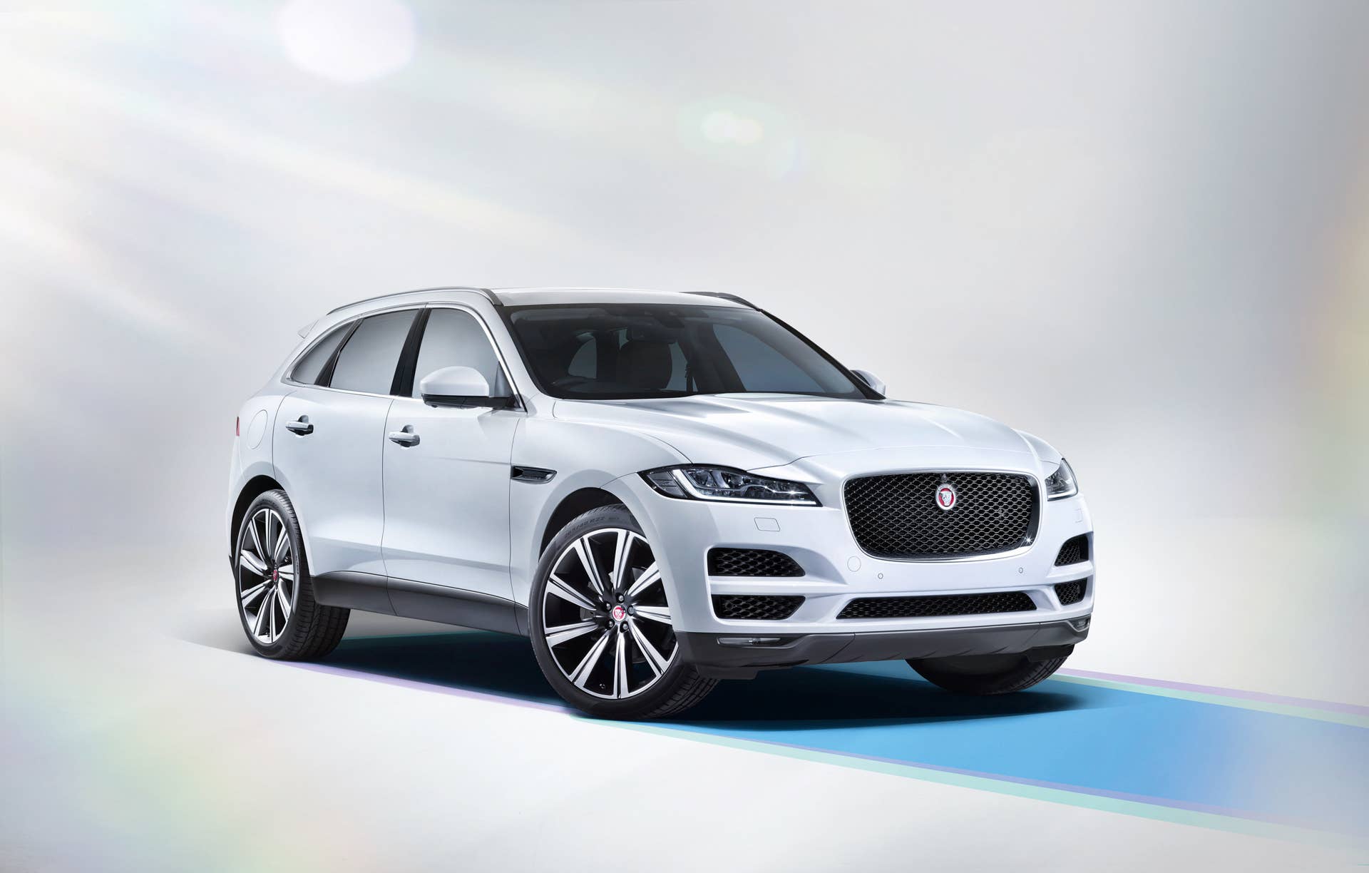 jaguar f-pace cuv studio parked