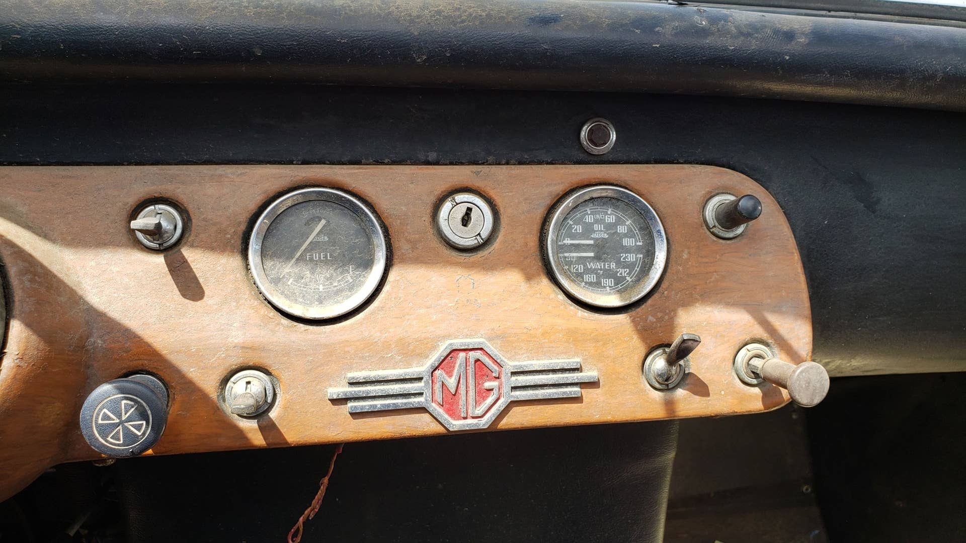 1967 MG Midget in Colorado wrecking yard