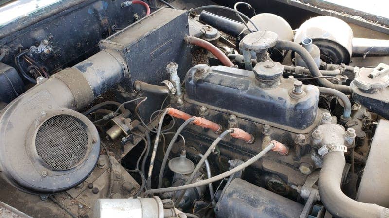 1967 MG Midget in Colorado wrecking yard