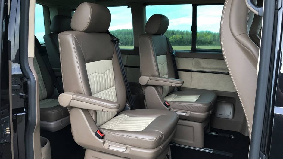 Porsche 911 Turbo-powered VW T5 Transporter