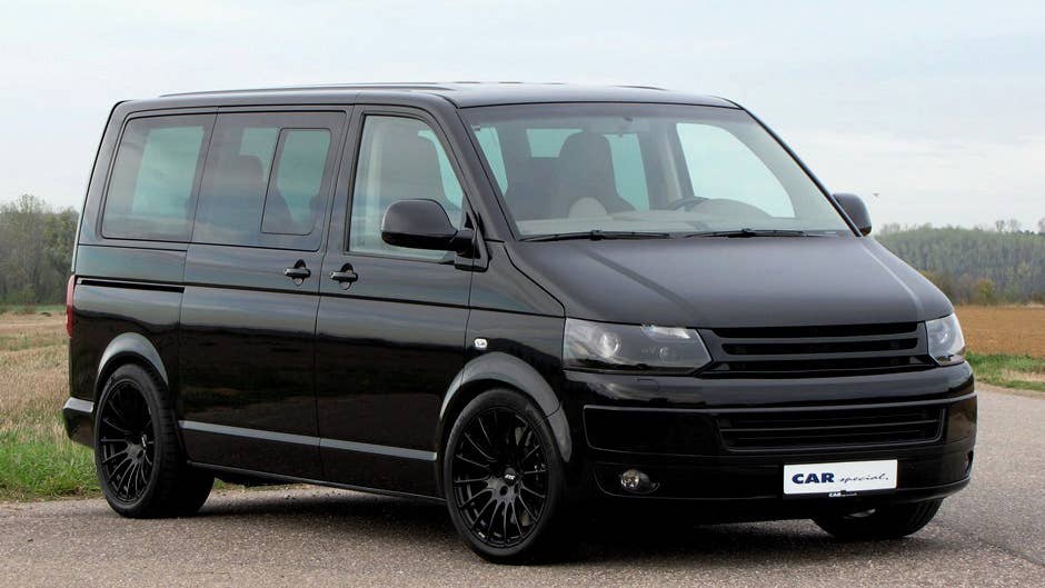 Porsche 911 Turbo-powered VW T5 Transporter