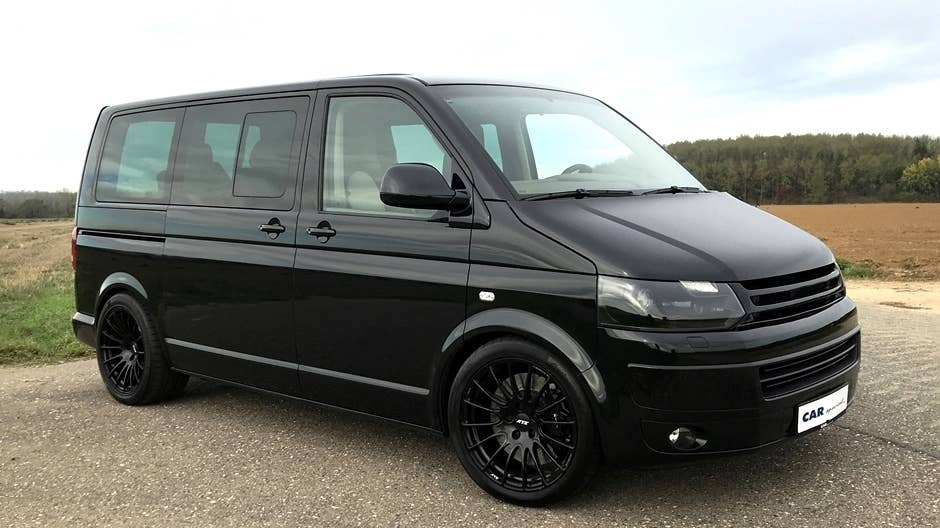Porsche 911 Turbo-powered VW T5 Transporter