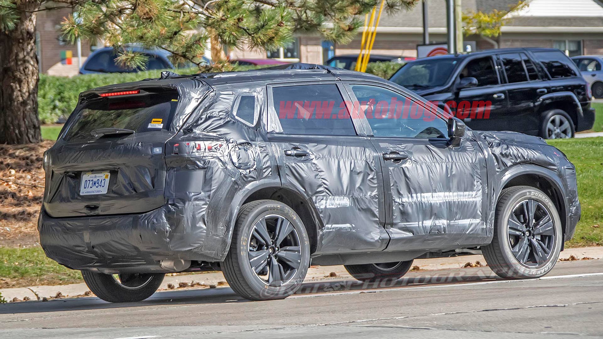 2021 Nissan Rogue in camouflage