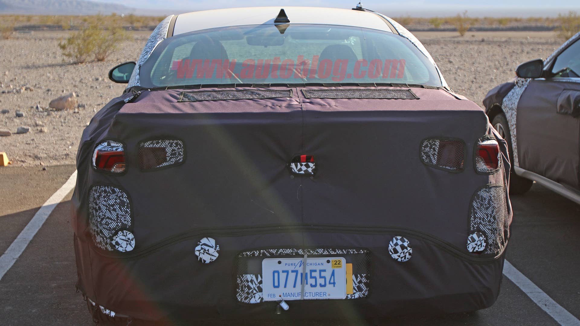 Kia Optima in camouflage