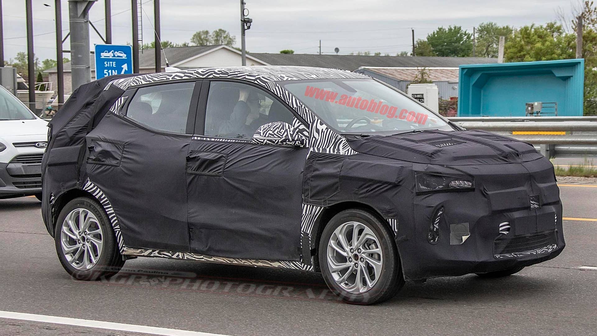 Electric Chevy crossover caught by spy photographer