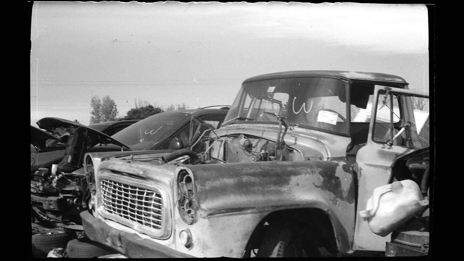 Junked 1959 International Harvester B-110 pickup