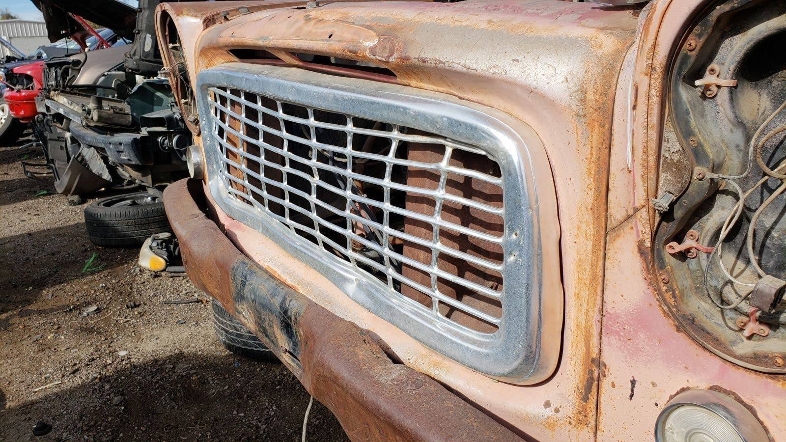 Junked 1959 International Harvester B-110 pickup