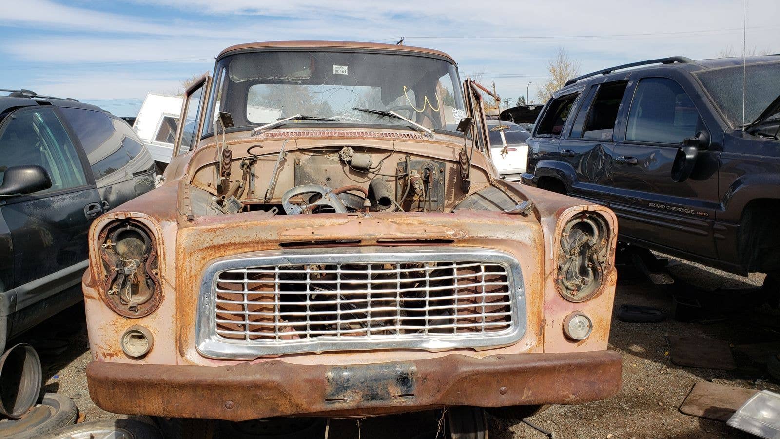 Junked 1959 International Harvester B-110 pickup