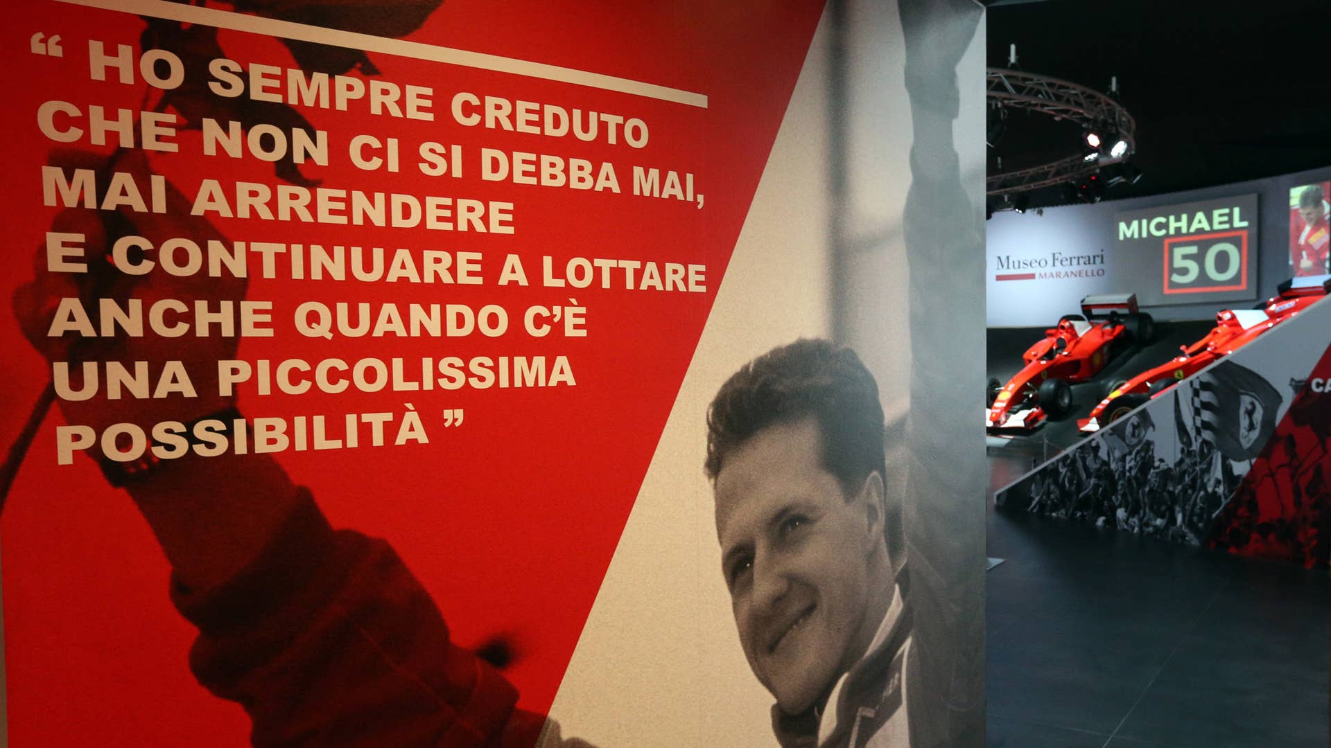 Michael Schumacher Ferrari Museum Exhibit