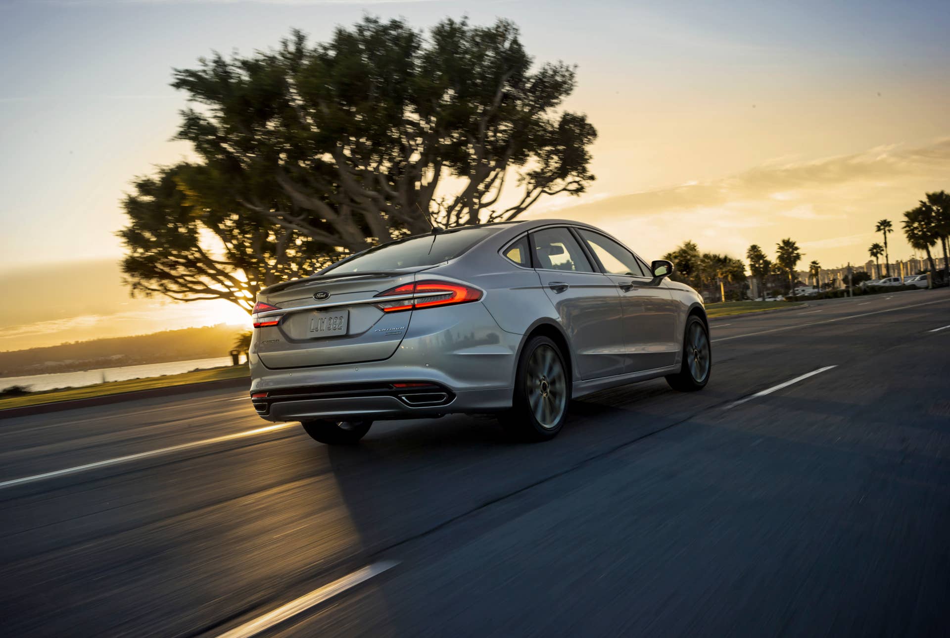 2017 Ford Fusion rear view