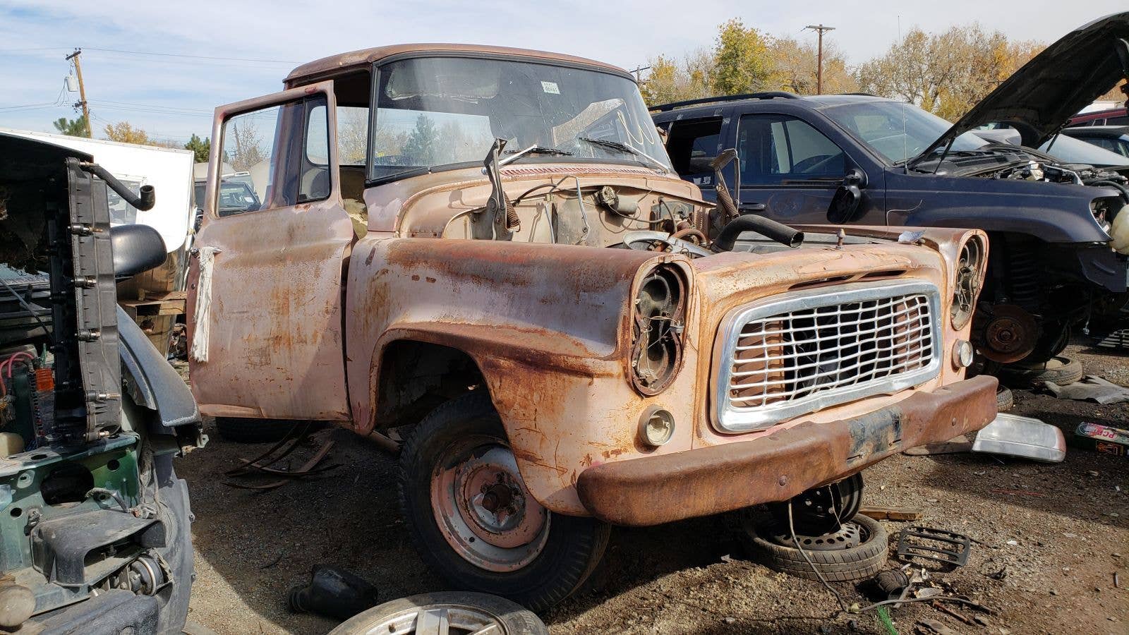 Junked 1959 International Harvester B-110 pickup