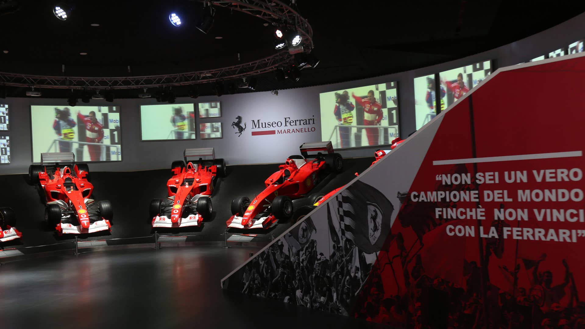 Michael Schumacher Ferrari Museum Exhibit