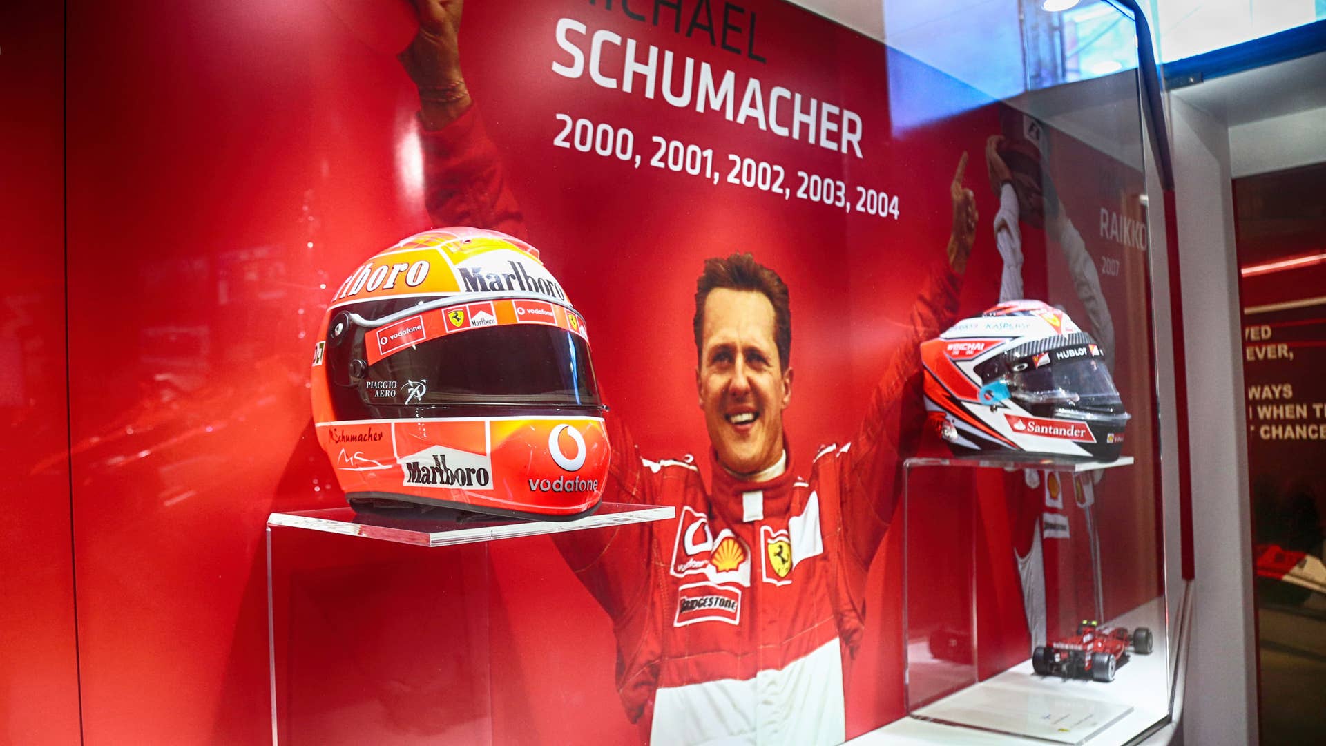 Michael Schumacher Ferrari Museum Exhibit