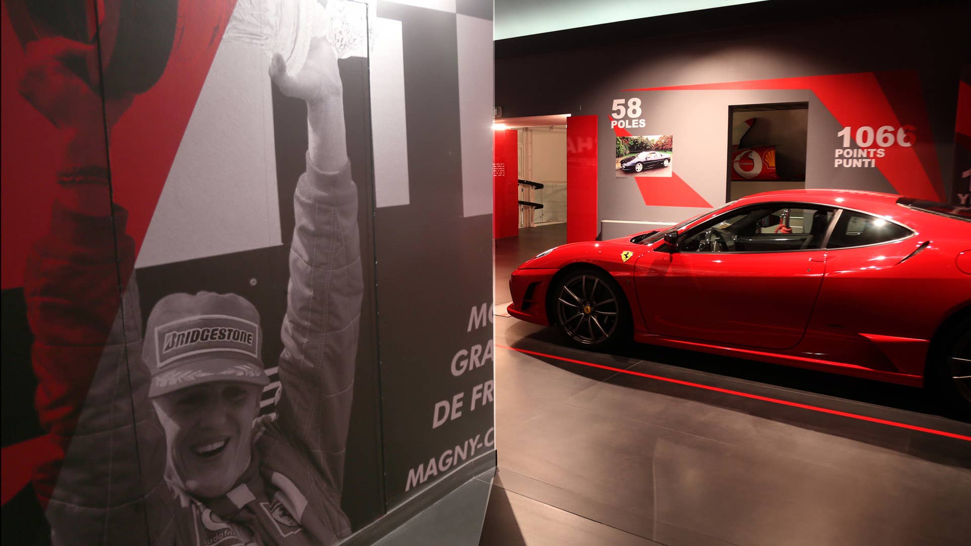 Michael Schumacher Ferrari Museum Exhibit