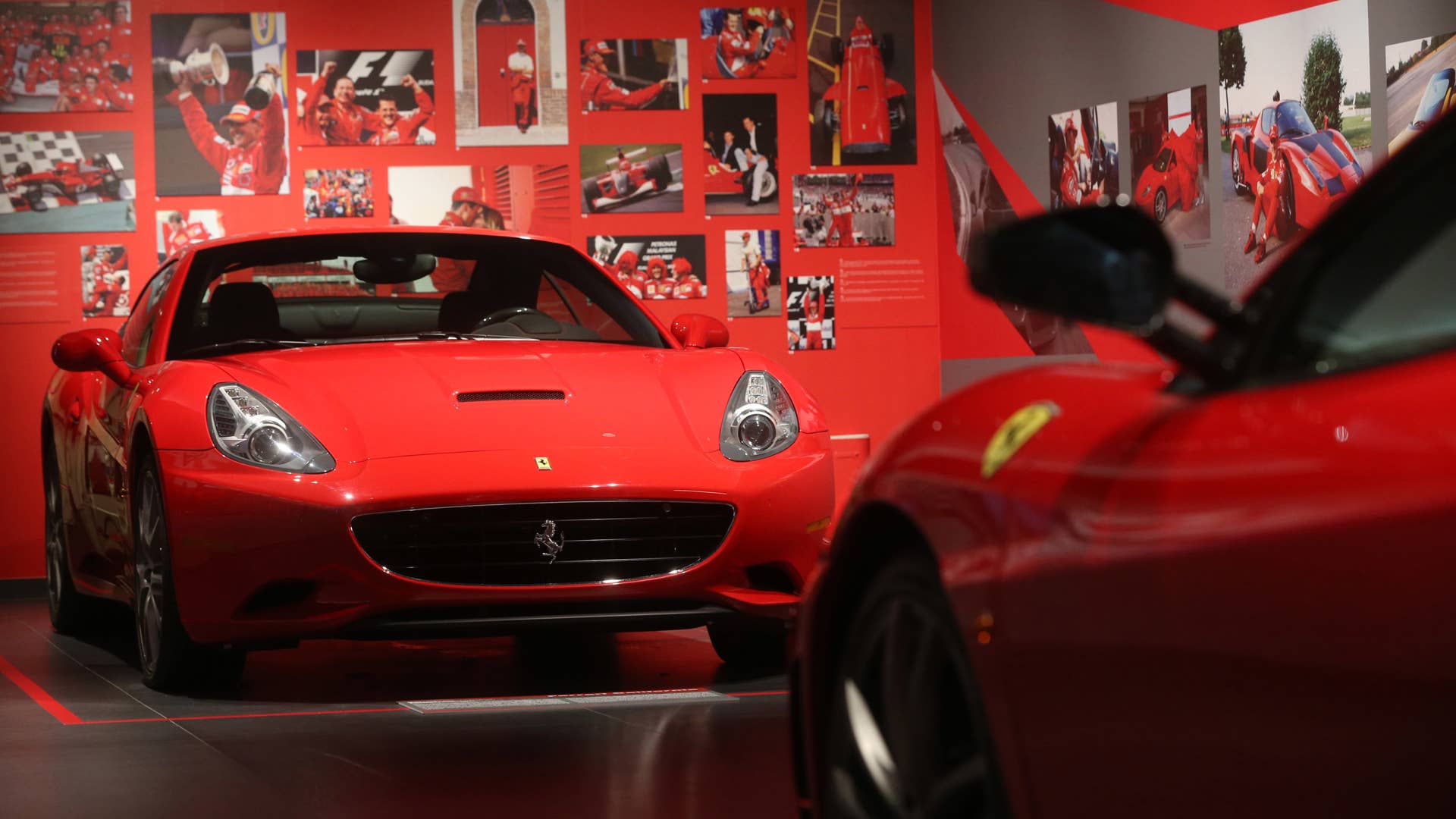 Michael Schumacher Ferrari Museum Exhibit