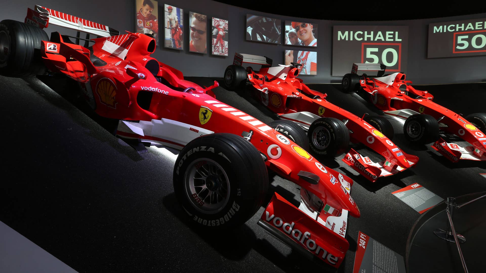 Michael Schumacher Ferrari Museum Exhibit