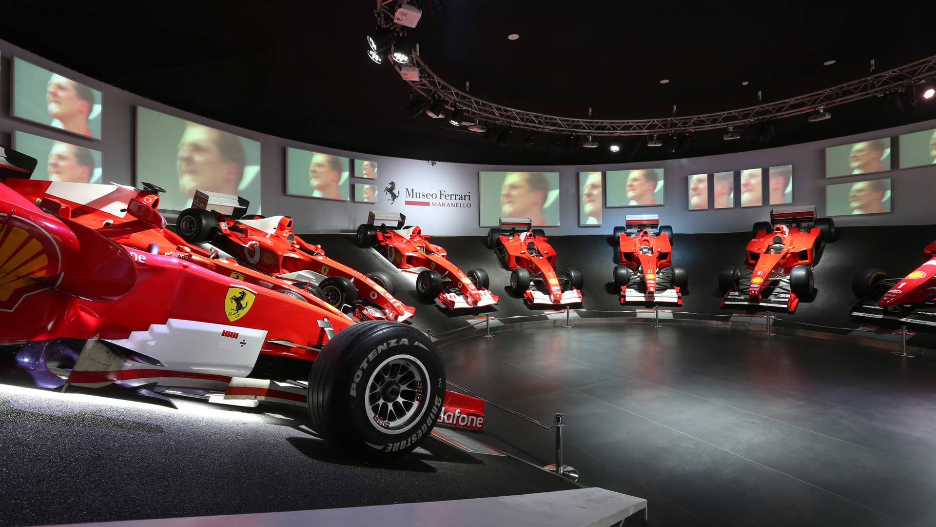 Michael Schumacher Ferrari Museum Exhibit