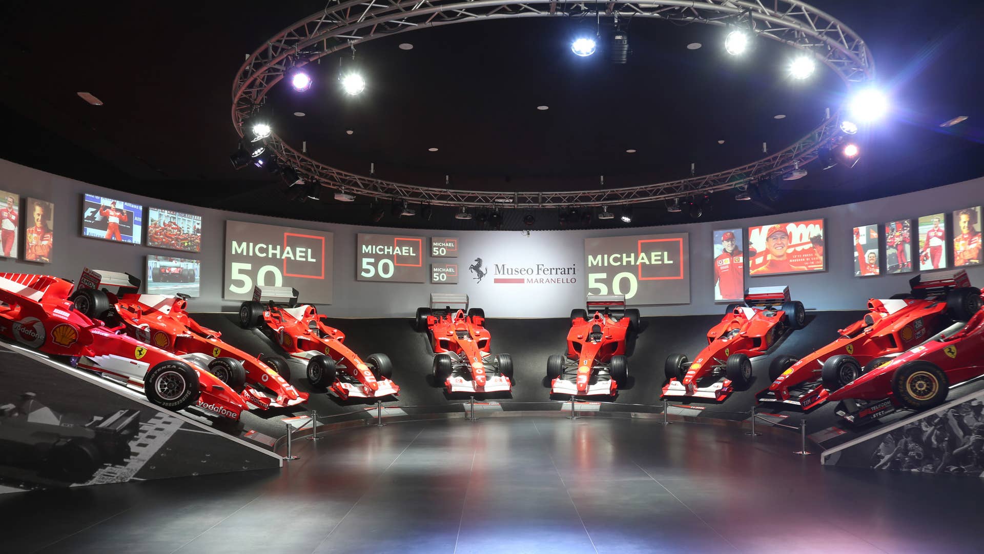 Michael Schumacher Ferrari Museum Exhibit