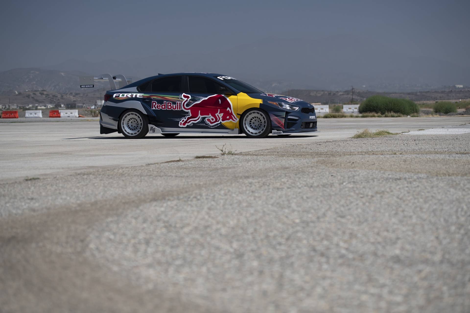 Kia Forte Red Bull Drift Car