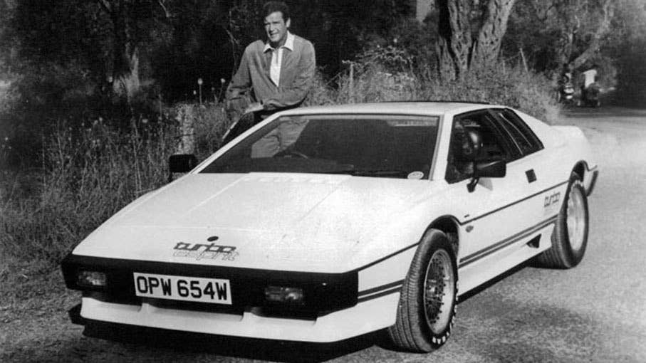 There are actually two Esprits in For Your Eyes Only, this white one that gets dispatched early, and the second, more iconic one, done up in burnt red, gold wheels and a ski rack.