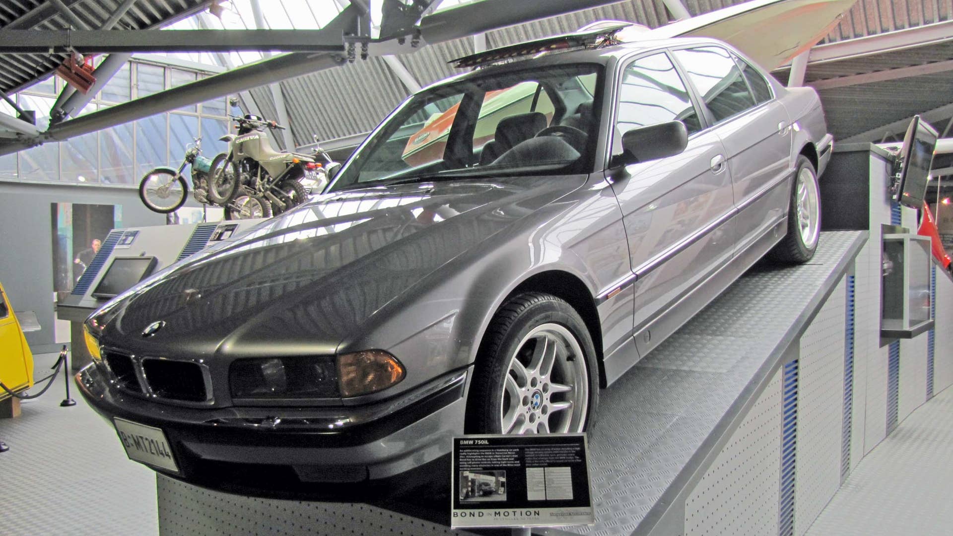 The 750iL always seemed like a more realistic spy car. Not only does it do a better job of actually blending into a crowd (something a DB5 or Lotus Esprit can never do), this enormous luxury sedan could be absolutely jam-packed with more gadgets and weapons than anything that came before or since. May we also note that this particular 7 Series is even cooler today than it was back then before it's Bangle-butted successor.