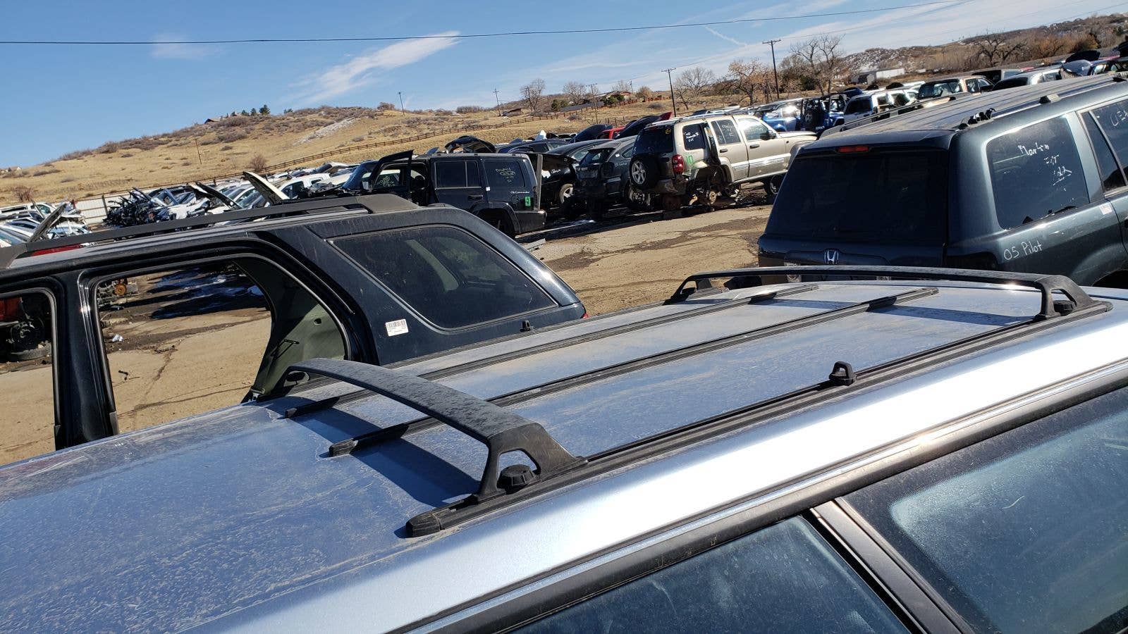 1987 Subaru GL-10 wagon in Colorado junkyard