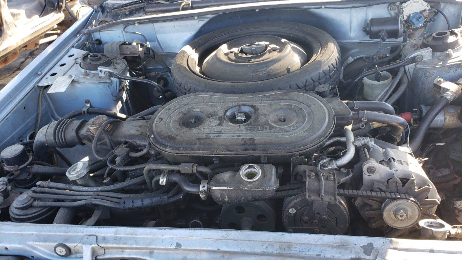 1987 Subaru GL-10 wagon in Colorado junkyard