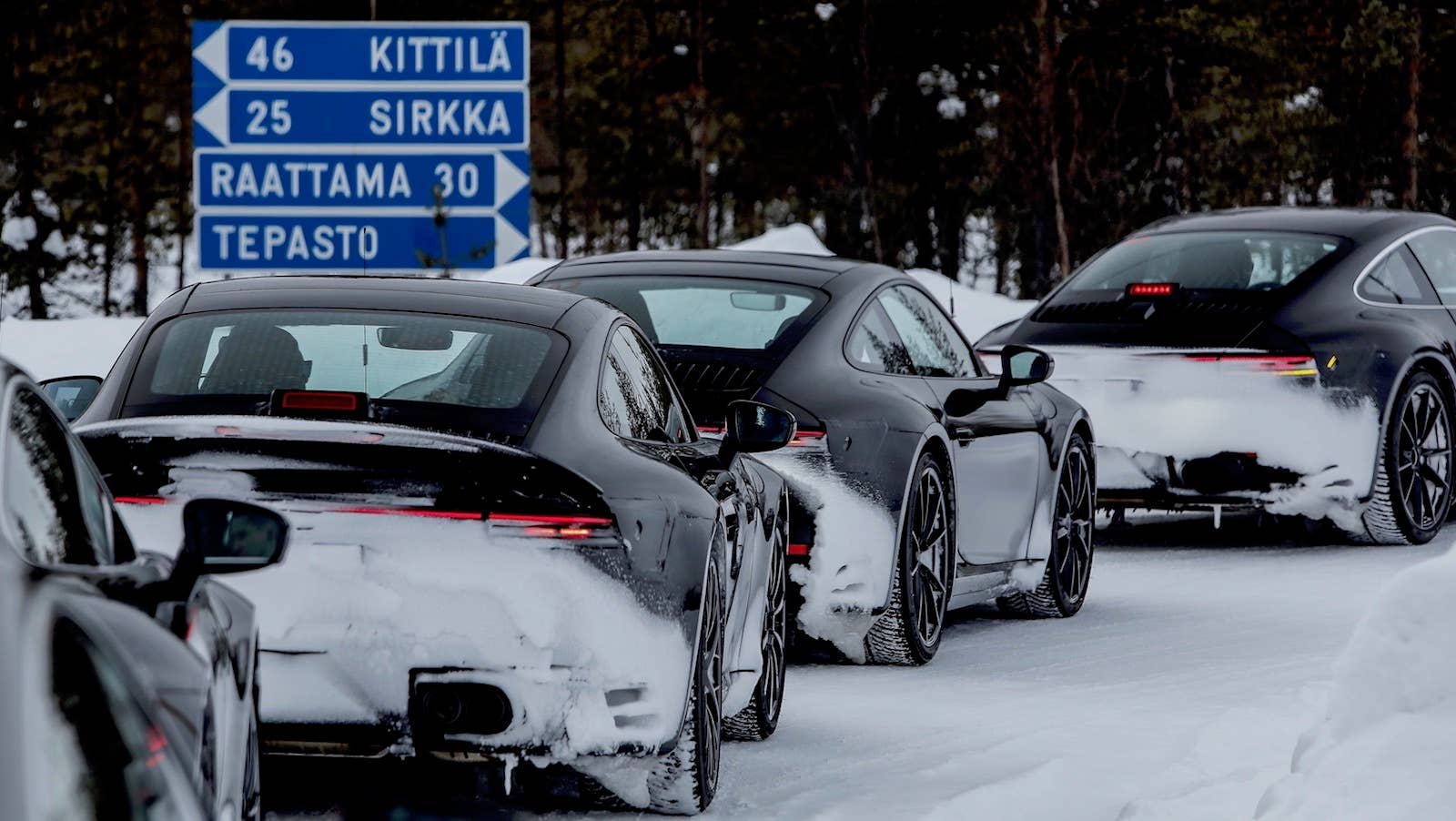 2019 Porsche 911 testing