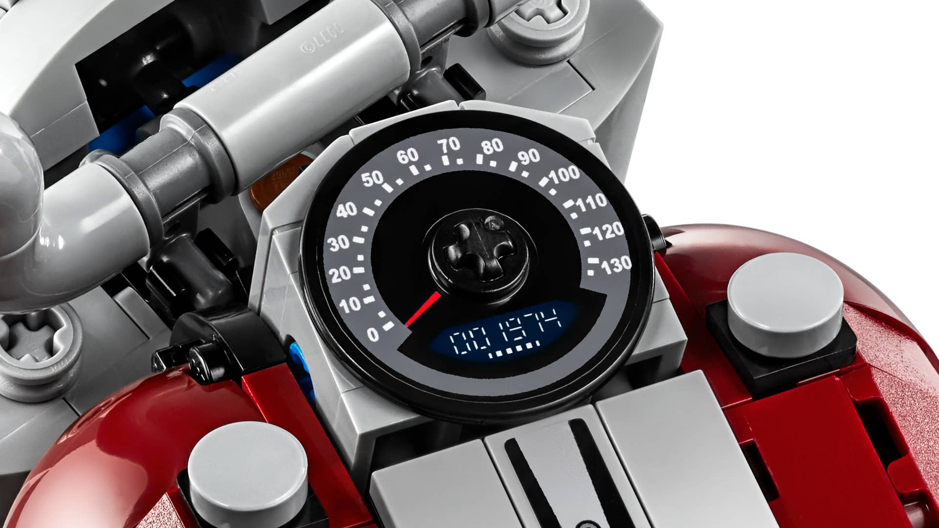 2019 Harley-Davidson Fat Boy Lego kit speedometer