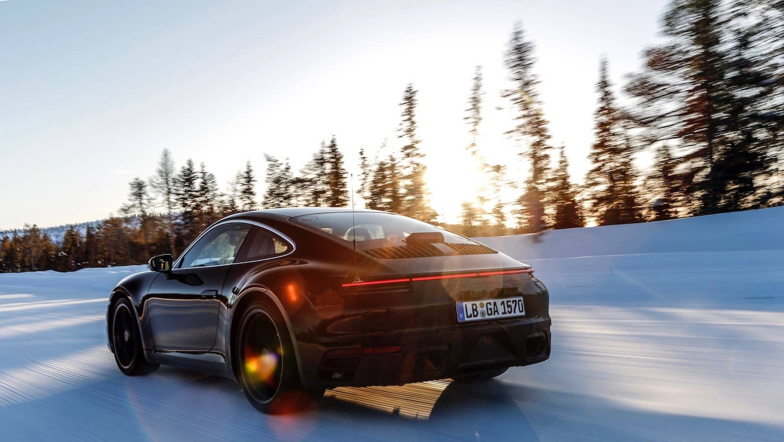 2019 Porsche 911 testing